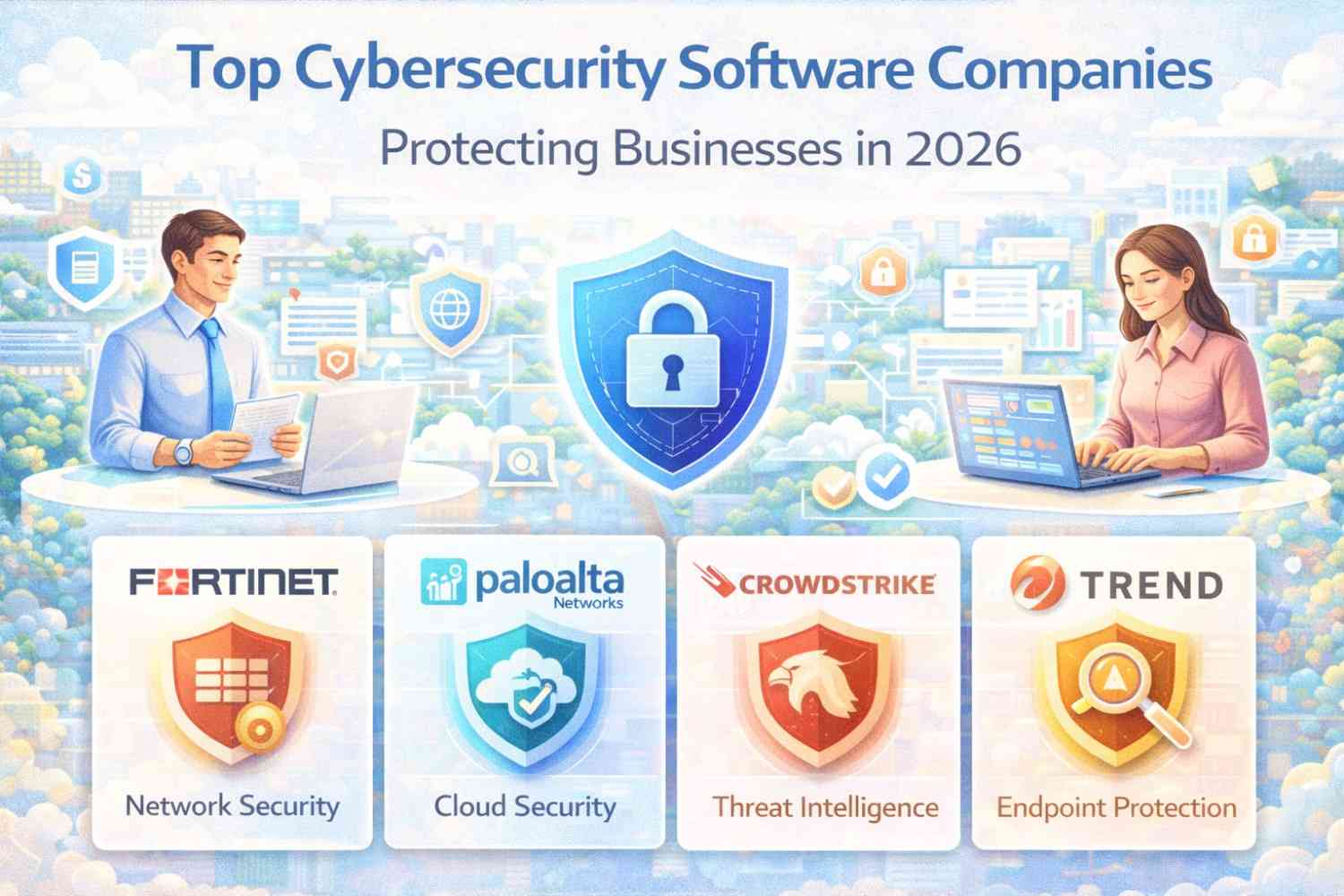 Top Cybersecurity Software Companies Protecting Businesses in 2026